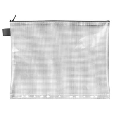 Veloflex zip bag A4 Euro punched transparent