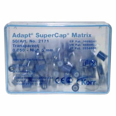 Kerr Adapt SuperCap Matrix Transparent 0,050mm, Height 5,0mm