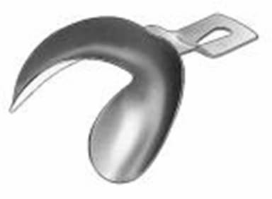 Carl Martin Impression Tray EHRICKE Ungelocht Unbezahnter UK - Shape 1