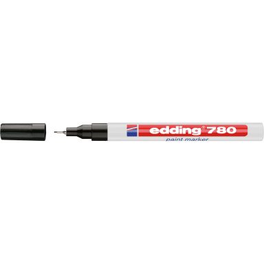 edding paint marker 780 0.8 mm bullet tip permanent black