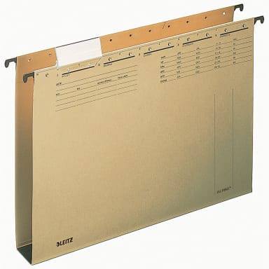 Leitz suspension file box ALPHA A4 40 mm cardboard brown