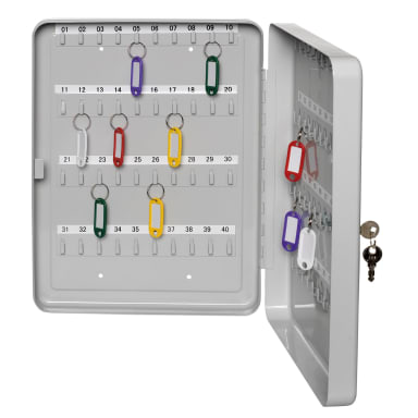 Alco key cabinet 30 keys light grey