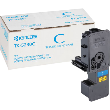 Kyocera toner TK5230C 2,200 pages cyan
