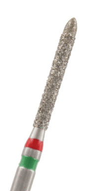 Zweikorndiamant Torpedo Körnung: Grün (grob) / Rot (fein, 1 Packung á 5 Stück)