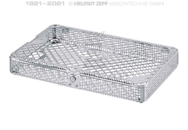 HELMUT ZEPF Wasmand met deksel en drukknop
