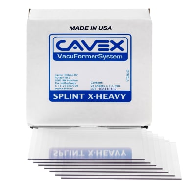 Cavex VF Splint X-Hea.1,5x125x125mm 25St