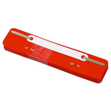 Soennecken filing strip short plastic cover strip 25 pieces red