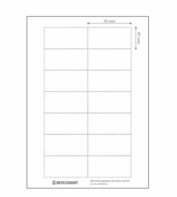 Beschriftungsbogen A4 89002720 Pa