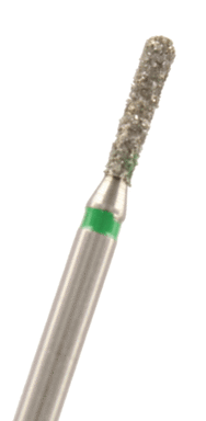 Diamant Birne rund lang Körnung: Grün (grob, 1 Packung á 5 Stück)