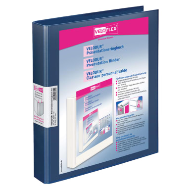 Veloflex ring binder VELODUR A4 4 rings 25 mm blue