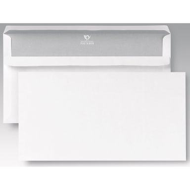 Posthorn envelope 125x235 mm 80 g self-adhesive 1,000 pieces white