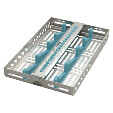 Photo mirror cassette PMDK43, stainless steel, 290x187x35mm, incl. closing bar with silicon rails.