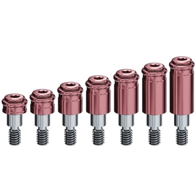 Locator R-Tx für Nobel Biocare – Replace Select - Plattform RP – Regular Platform – Ø 4,3 mm – Gelb - GH 2,0 mm