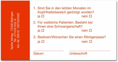 Röntgennachweis SK 50St