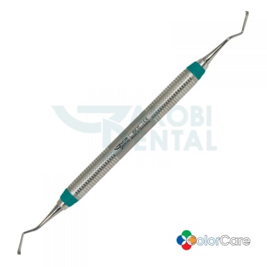 Hoe scaler Goldman-Fox GF5, buc. / ling. ColorCare handle # 7, Colour: green, stainless steel