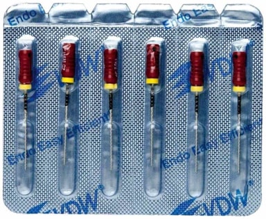 VDW Hedström vijlen 73/55 25mm steriel (6 stuks)