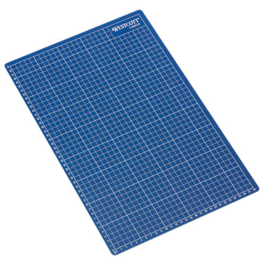 Westcott cutting mat A3 45x0.3x30 cm front side blue