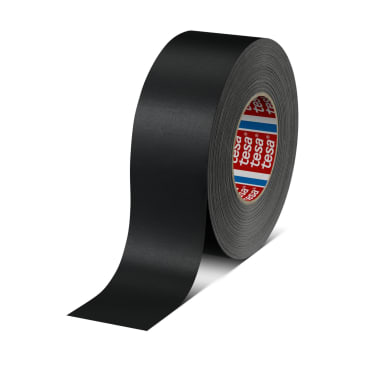 tesa cloth tape 50 m x 60 mm rayon backing coated black