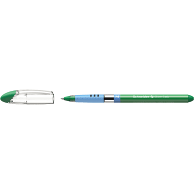 Schneider ballpoint pen Slider M 1 mm capped green