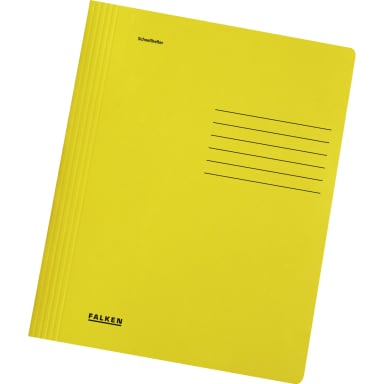 Falken flat file A4 cardboard yellow