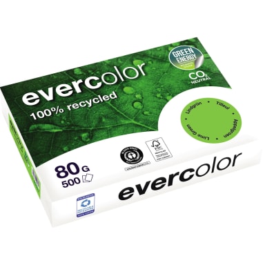 Clairefontaine copy paper A4 80 g recycled 500 sheets lime green