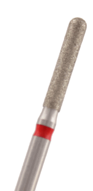 Diamant Zylinder rund Körnung: Rot (fein, 1 Packung á 5 Stück)