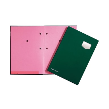 Pagna signature book A4 10 compartments board green