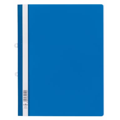 Durable hook-on file A4 commercial binding blue