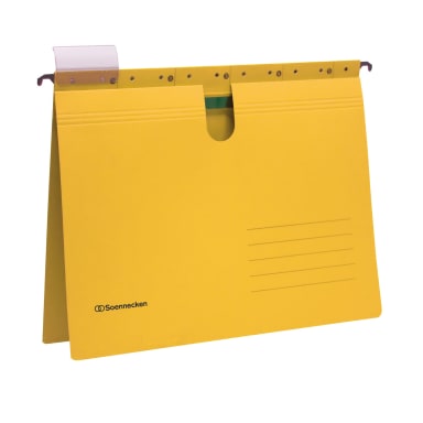 Soennecken suspension file A4 220 g commercial binding 25 pieces yellow