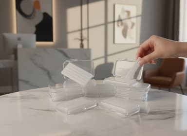 Patientenschutzwachs Premium Wachs 50 Boxen transparent