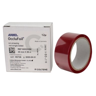 Hanel Folie 12µ PET es 22mm rot 25m