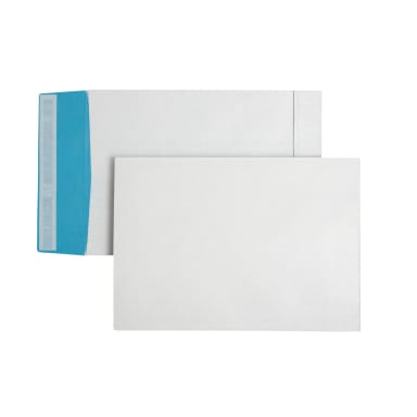Posthorn gusset envelope B4 140 g without window peel & seal 125 pieces white