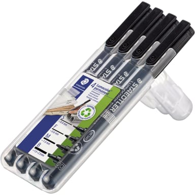 Staedtler OHP marker Lumocolor 0.4-2.5 mm 4 pieces black