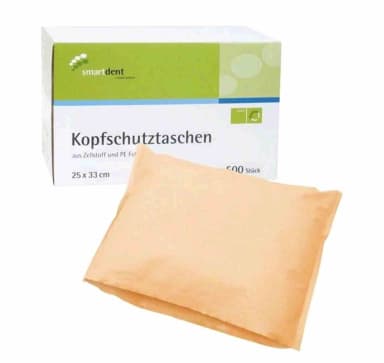 Smartdent Kopfschutztaschen 25 x 33cm Orange