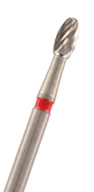 Hartmetall Finierer Eiform Verzahnung: 8 Schneiden (standard, 1 Packung á 5 Stück)