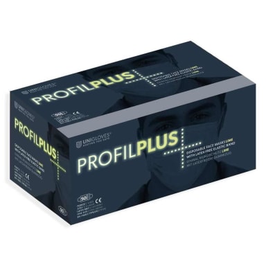 Unigloves PROFIL PLUS OP-face Mask Latex-free Lime
