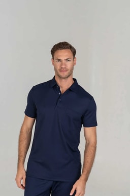 Van Laack Poloshirt Uni MWM-S2-D Midnight X3L