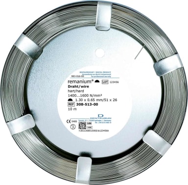 DENTAURUM Remanium Draad Hard 1,3 x 0,65 mm Rl