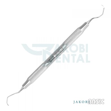 Gracey Curette 17/18, standard, JakobiBasic handle # 4, stainless steel 