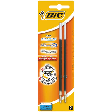 Bic ballpoint refill Easy Glide IS1197 0.4 mm 2 pieces black