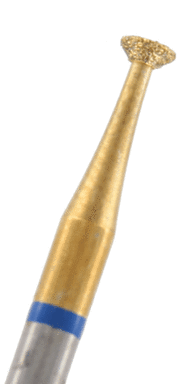 GOLD-Diamant umgek. Kegel Körnung: Blau (standard, 1 Packung á 5 Stück)