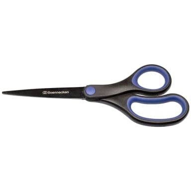 Soennecken scissors 18 cm Softgrip black/blue