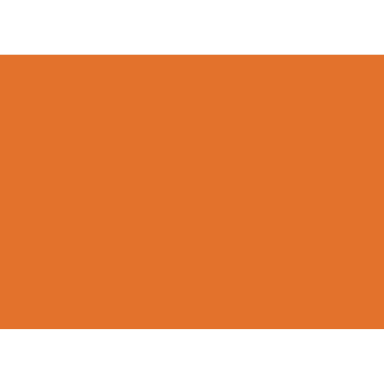 Heyda construction paper 50x70 cm 130 g 25 pieces orange