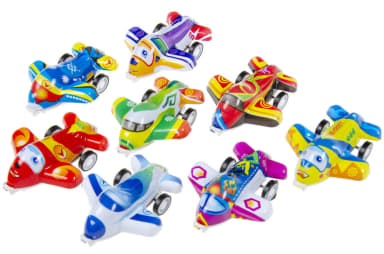 MirusMix Minivliegtuigjes met Terugtrekking (24 stuks)
