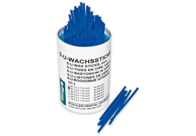 SCHULER-DENTAL Waxstaafjes Blauw 4,5mm S-U 250g