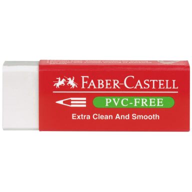 Faber-Castell eraser plastic white