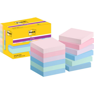 Post-it Haftnotiz Super Sticky 47,6x47,6 mm 12x90 Blatt