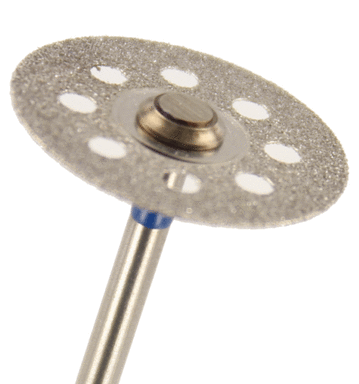 Diamantscheibe (0.25 mm) Körnung: Blau (standard, 1 Packung á 1 Stück)