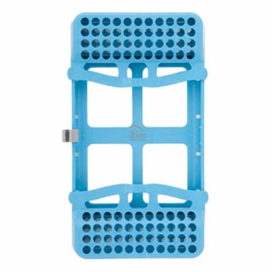 ZIRC Dental Products Steri Cassette Plat Neon Blauw
