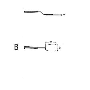 Filtrop Fotospiegel Type B1 voor Occlusale Beeldvorming (2 stuks)